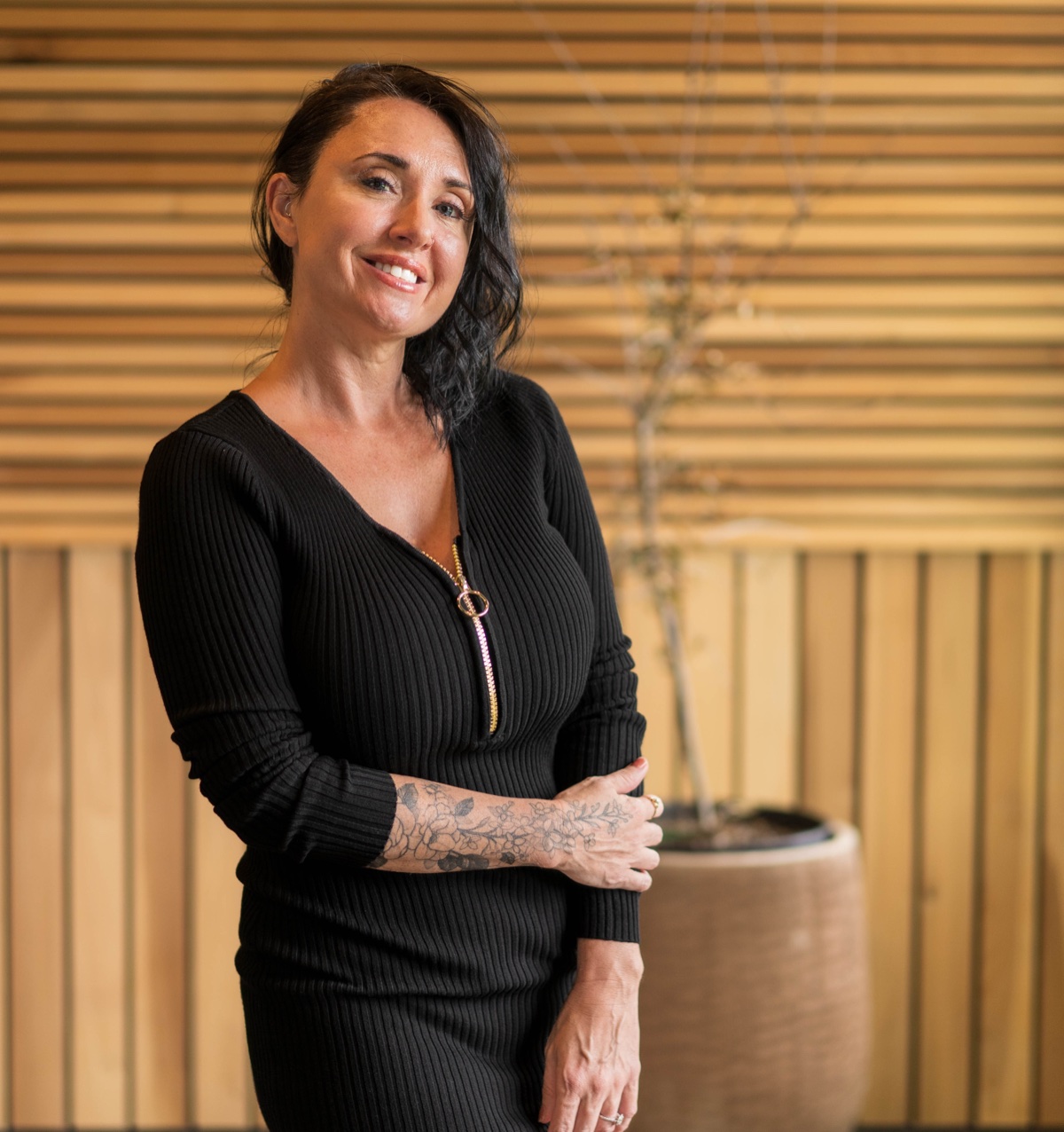 Portrait of Danya Neville, founder of LoveLi's Spa